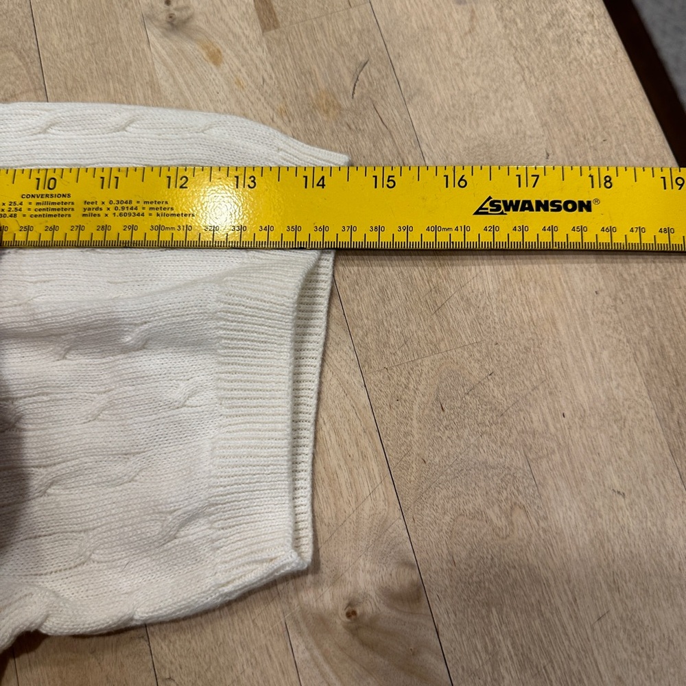 Pendleton 90’s Cable Knit Ribbed Top - image 7